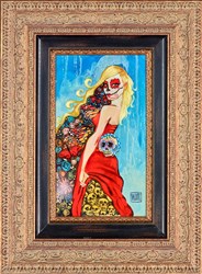 Pretty on The Ouside by Todd White - Original Painting on Stretched Canvas sized 8x14 inches. Available from Whitewall Galleries